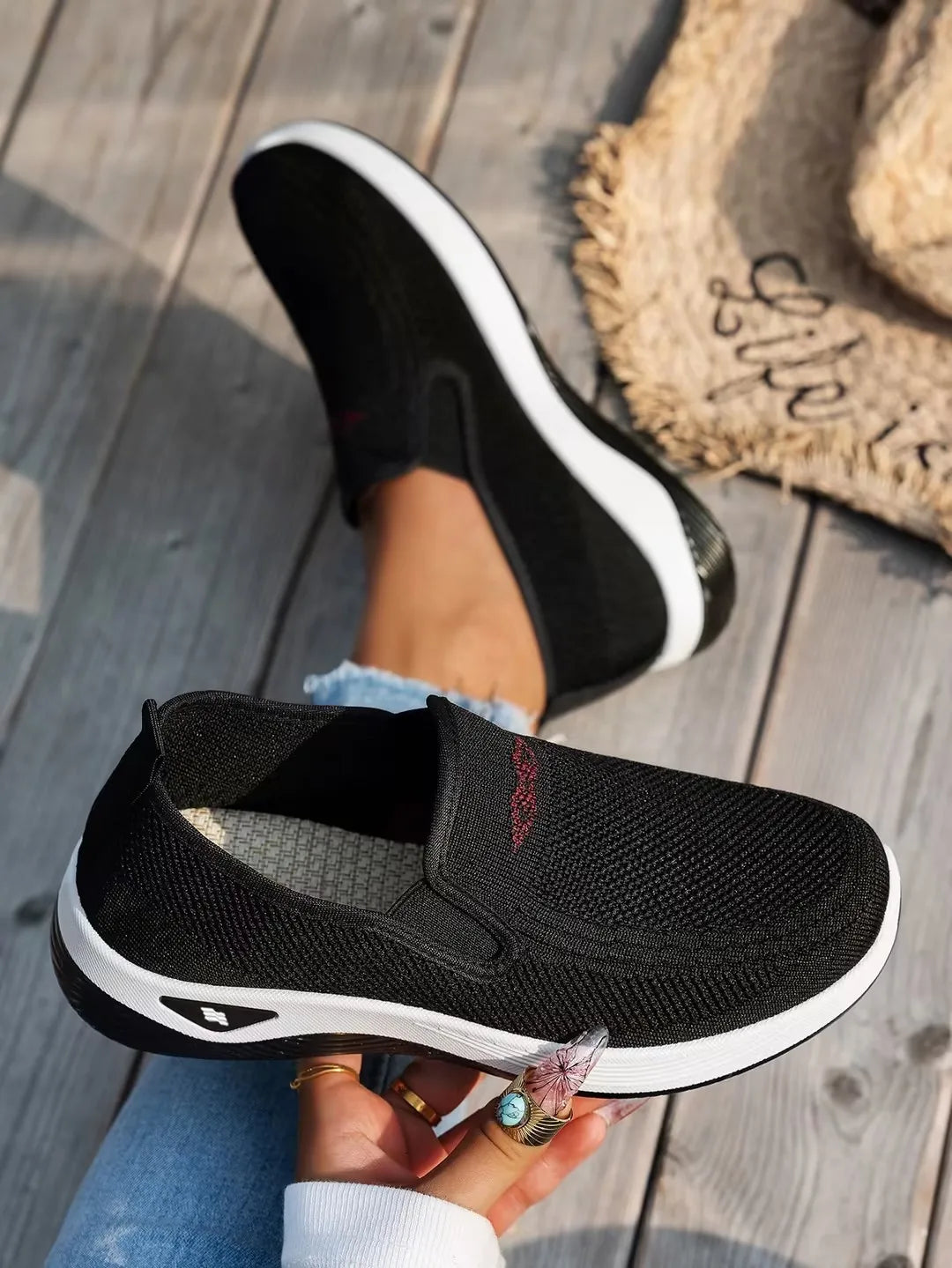 Women's shoes, 2026 summer casual, convenient and comfortable, fashionable single-color casual work shoes