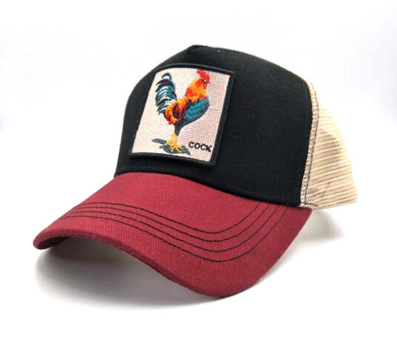 Embroidered Animal Rooster Baseball Cap - Hip Hop Style