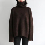CHIC VEN Koreanische frauen Pullover Lose Rollkragen Pullover Warme Solide Pullover Strickwaren Grundlegende Weibliche Tops Herbst Winter 2022 - flohmarkt-deutschland.shop