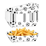 Choice Fußball Geburtstag Party Lebensmittel-Tabletts - Einweg Serviertabletts Mit Fußball Motiv - flohmarkt-deutschland.shop