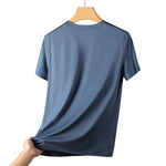 CHRLCK Men's Running Quick Drying T-shirts Breathable Hiking Fishing Tees Soft Elasticity Outdoor Sports Short Shirt Summer - flohmarkt-deutschland.shop