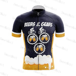 Classic Retro Beer Collection Quick Dry Cycling Jersey Motorbikes Running Cross Country Team Bike Essential Sports Short Sleeve - flohmarkt-deutschland.shop
