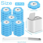 CleanHaus Toilettenbürste Mit Einwegkopf Wandmontage Und Einfachem Kopfwechsel Für Hygienische WC Reinigung - flohmarkt-deutschland.shop