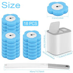 CleanHaus Toilettenbürste Mit Einwegkopf Wandmontage Und Einfachem Kopfwechsel Für Hygienische WC Reinigung - flohmarkt-deutschland.shop