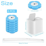 CleanHaus Toilettenbürste Mit Einwegkopf Wandmontage Und Einfachem Kopfwechsel Für Hygienische WC Reinigung - flohmarkt-deutschland.shop