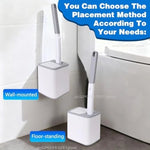 CleanHaus Toilettenbürste Mit Einwegkopf Wandmontage Und Einfachem Kopfwechsel Für Hygienische WC Reinigung - flohmarkt-deutschland.shop