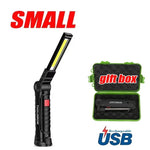 COB LED Arbeitsleuchte dimmbar USB Magnet Haken Powerbank 18650 - flohmarkt-deutschland.shop