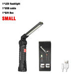 COB LED Arbeitsleuchte dimmbar USB Magnet Haken Powerbank 18650 - flohmarkt-deutschland.shop