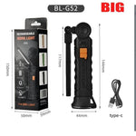 COB LED Arbeitsleuchte dimmbar USB Magnet Haken Powerbank 18650 - flohmarkt-deutschland.shop