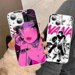 Comic Works N-Nana Anime Cool Tempered Glass For Iphone 14 13 12 11 Pro Mini XS MAX 14Plus X XS XR Fundas - flohmarkt-deutschland.shop