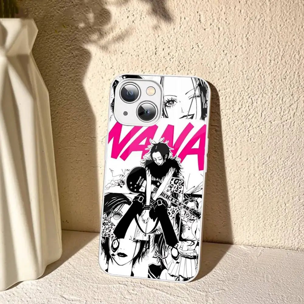 Comic Works N-Nana Anime Cool Tempered Glass For Iphone 14 13 12 11 Pro Mini XS MAX 14Plus X XS XR Fundas - flohmarkt-deutschland.shop