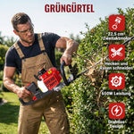 CONENTOOL Benzin Heckenschere 22,5cc 650W 2 Takt Mit 60cm SK5 Messer 8500 Umin - Für Hecken, Büsche Und Garten - flohmarkt-deutschland.shop