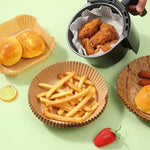 CookEase Air Fryer Rund Papierliner Beidseitig Silikonbeschichtet Für Sauberes Kochen Und Dampfgaren - flohmarkt-deutschland.shop