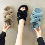 CosyNest Muffin Plüsch Hausschuhe Für Damen - Dicke Bodensohle Und Rutschfeste Profilsohle - flohmarkt-deutschland.shop