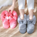 CosyRabbit Kaninchen Plüsch Hausschuhe Damen - Warme Weiche Füße Und Rutschfester Halt Für Kalte Abende - flohmarkt-deutschland.shop