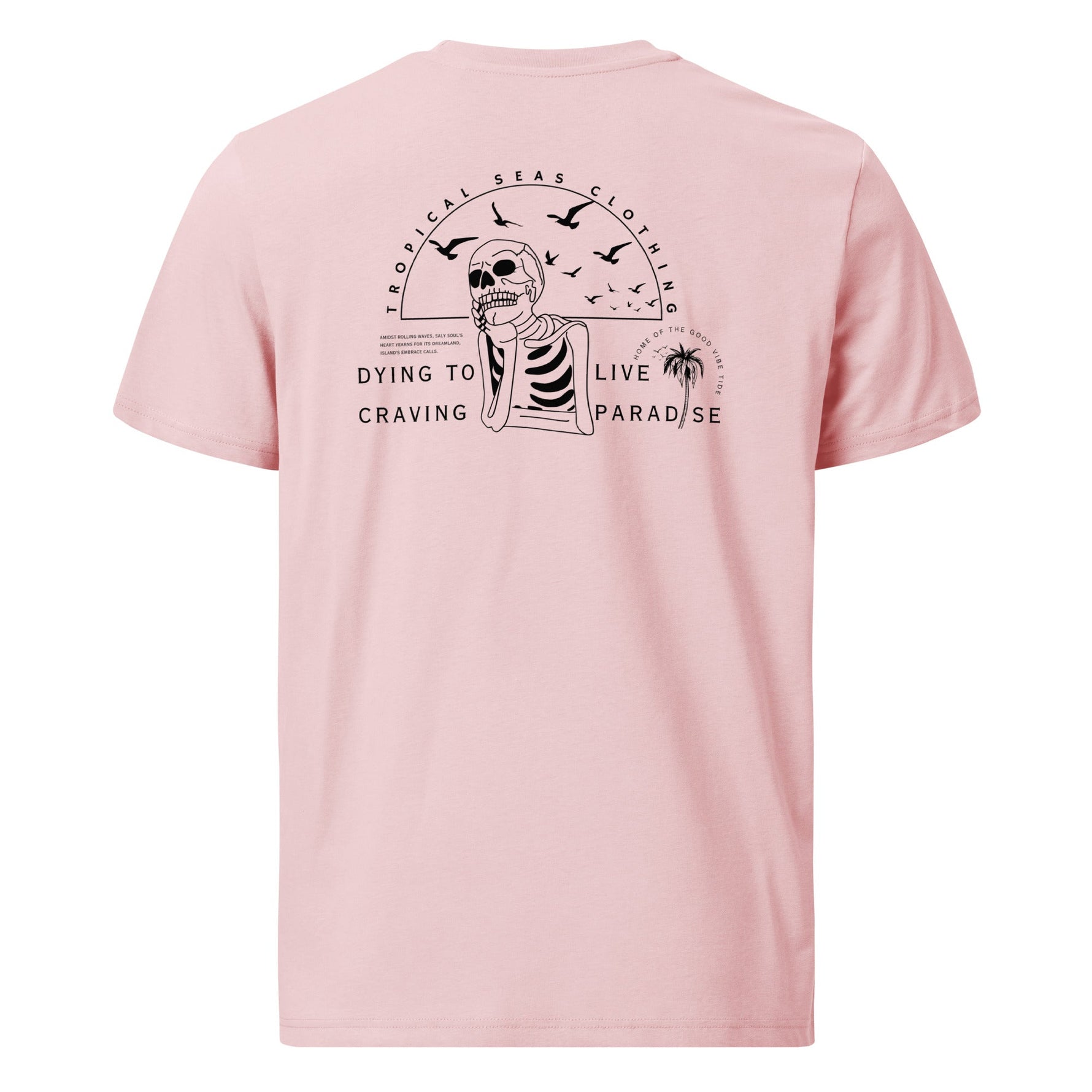 Craving Paradise Skeleton Organic Cotton t-shirt - flohmarkt-deutschland.shop