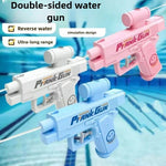 Creative 2-Way Water Spray Gun Reverse Splash Toy for Prank Press Spray Squirt Gun Double Directional Water Gun Fun Outdoor Toy - flohmarkt-deutschland.shop