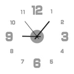 Creative Frameless DIY Wanduhr - Rahmenloses Design Für Wohnzimmer Und Büro Mit Flüsterleisem Uhrwerk - flohmarkt-deutschland.shop