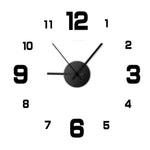 Creative Frameless DIY Wanduhr - Rahmenloses Design Für Wohnzimmer Und Büro Mit Flüsterleisem Uhrwerk - flohmarkt-deutschland.shop