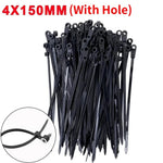 Creative Nylon Cable Ties with Screw Hole Mount Self Locking Loop Wrap Bundle Ties Strap DIY Office Cables Wire Fasten Organizer - flohmarkt-deutschland.shop