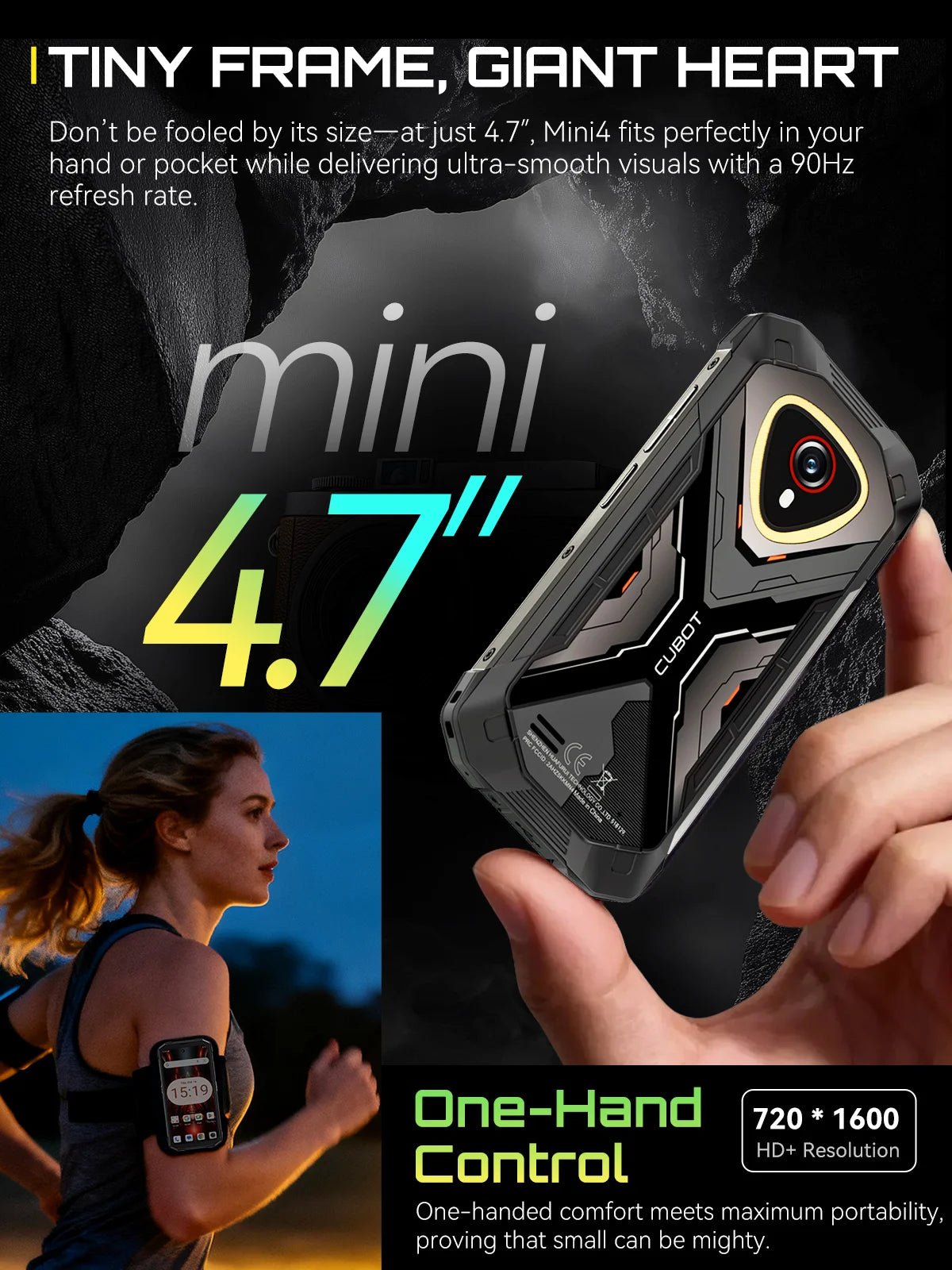 Cubot KingKong Mini 4 Outdoor Smartphone IP68 48MP 256GB 4G NFC - flohmarkt-deutschland.shop