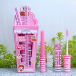 Cute Ice Cream Shiny Lip Gloss Lip Balm Set Girls Woman Waterproof Longlasting Natural Moisturizing Lips Makeup - flohmarkt-deutschland.shop