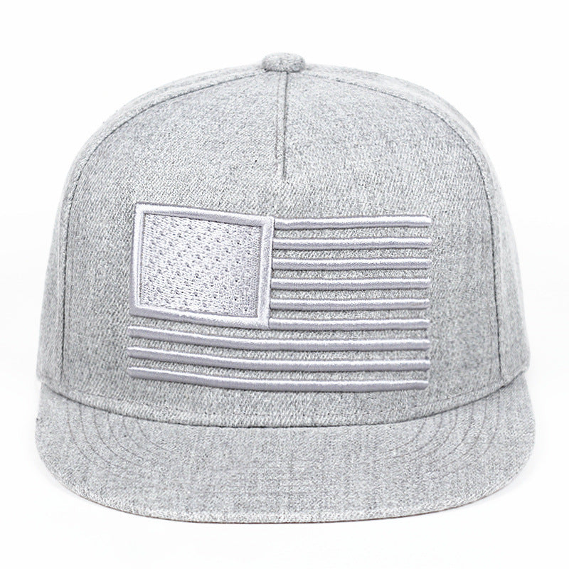 Embroidered American Flag Hip-Hop Baseball Cap