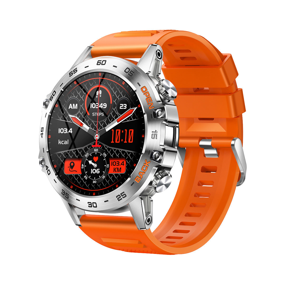 K52 Smartwatch with Bluetooth Call and Health Monitor