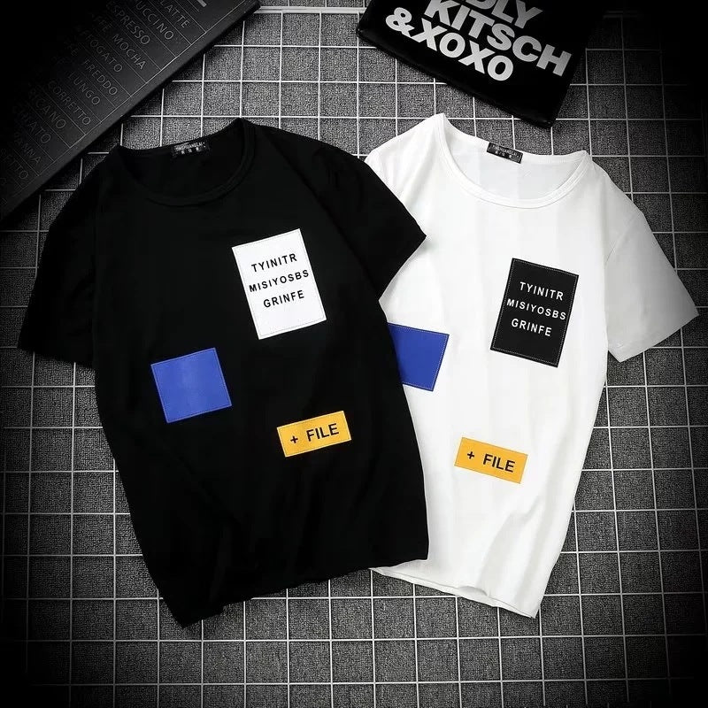 Men's Loose Graphic Summer T-Shirt (Short Sleeve)