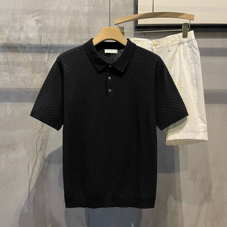 Men's Slim Fit Polo Shirt - Trendy Summer Tee 2023