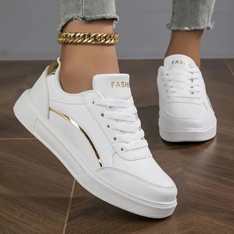 Damen Bling-Sneaker – lässige Skateboard- & Wanderschuhe mit Glitzereffekt - flohmarkt-deutschland.shop