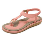 Damen Böhmen Sandalen Flip-Flops flach bequem Sommer Strand - flohmarkt-deutschland.shop