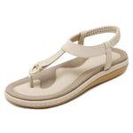 Damen Böhmen Sandalen Flip-Flops flach bequem Sommer Strand - flohmarkt-deutschland.shop