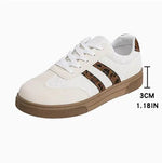 Damen Casual Sneakers Trendige Neue Mode Leichte Freizeitschuhe für Outdoor-Spaziergänge Bequeme Rutschfeste Flache Turnschuhe - flohmarkt-deutschland.shop