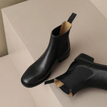 Damen Chelsea Boots 2026 – Retro-Schnürstiefel, niedriger Absatz, große Größen - flohmarkt-deutschland.shop