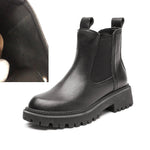 Damen Chelsea Boots aus Echtleder – Retro Stiefeletten für Herbst & Winter - flohmarkt-deutschland.shop