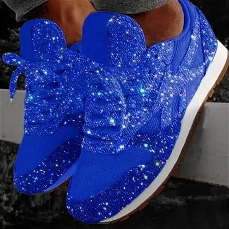 Damen Glitzer-Sneaker 2026 – Chunky Plateau-Schuh mit Glitzereffekt - flohmarkt-deutschland.shop