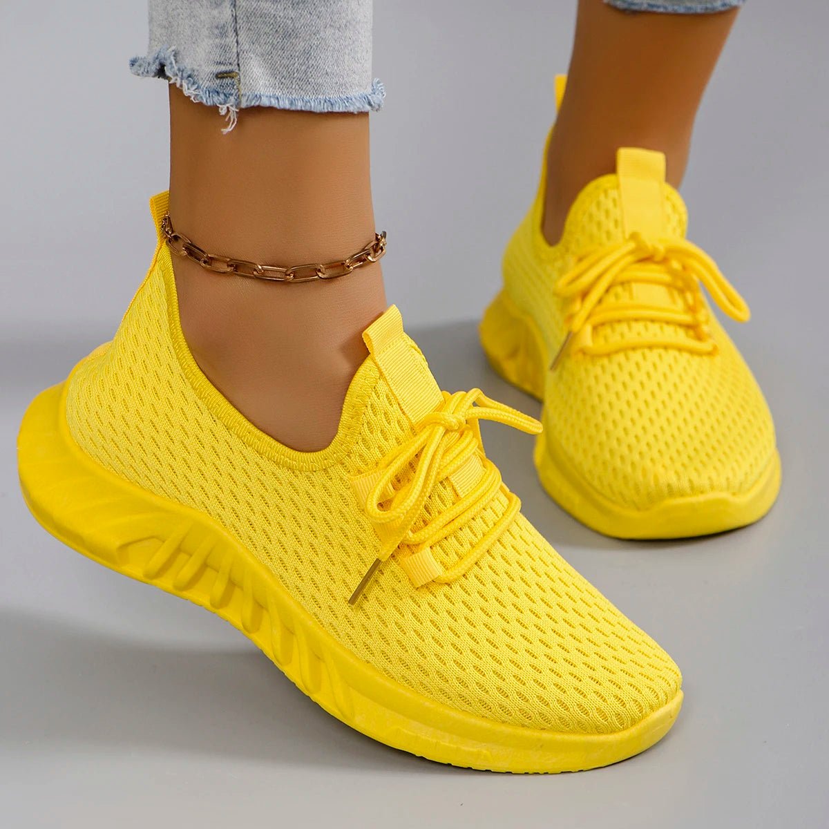 Damen Mesh-Flats – atmungsaktive, lässige Sportschuhe für den Sommer - flohmarkt-deutschland.shop