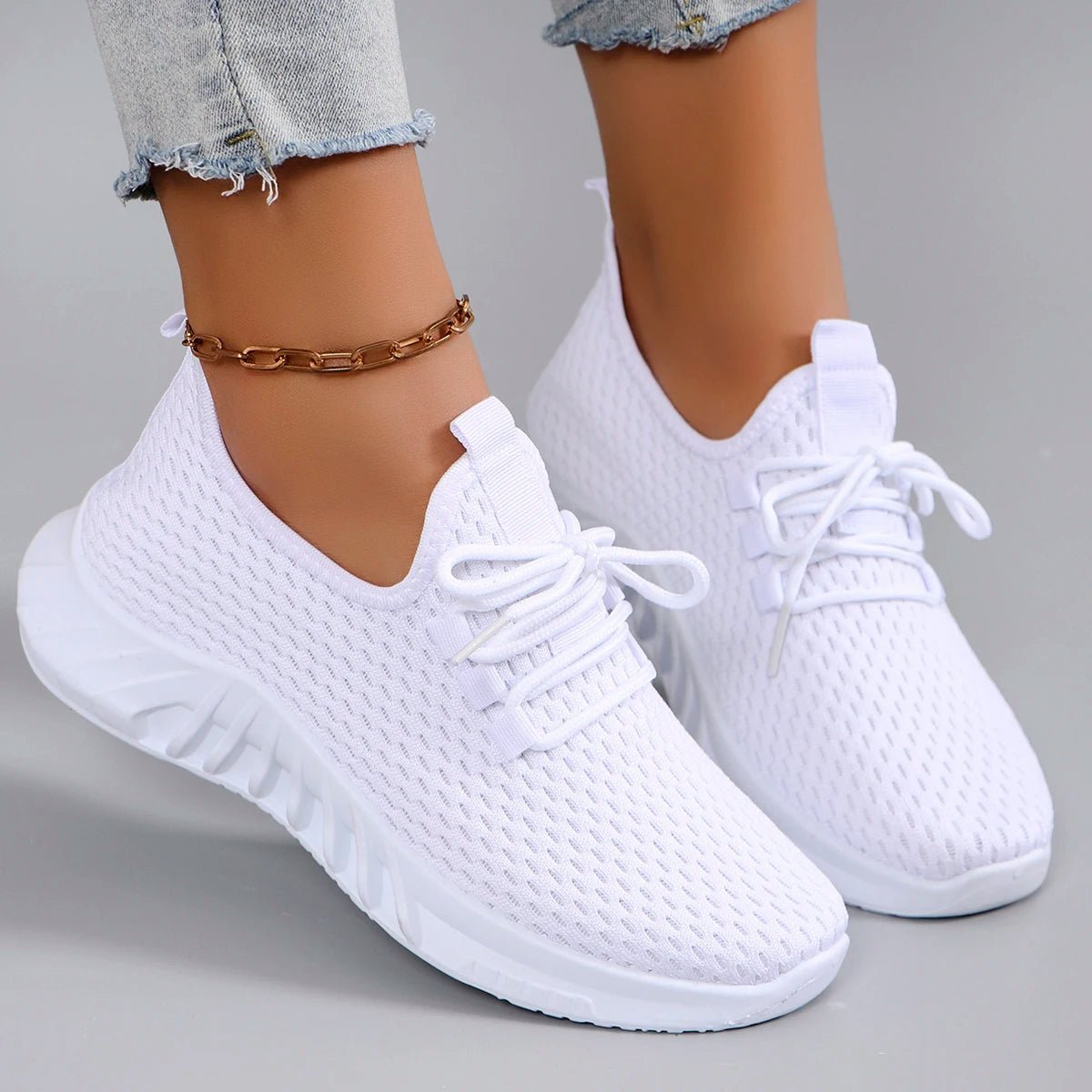 Damen Mesh-Flats – atmungsaktive, lässige Sportschuhe für den Sommer - flohmarkt-deutschland.shop