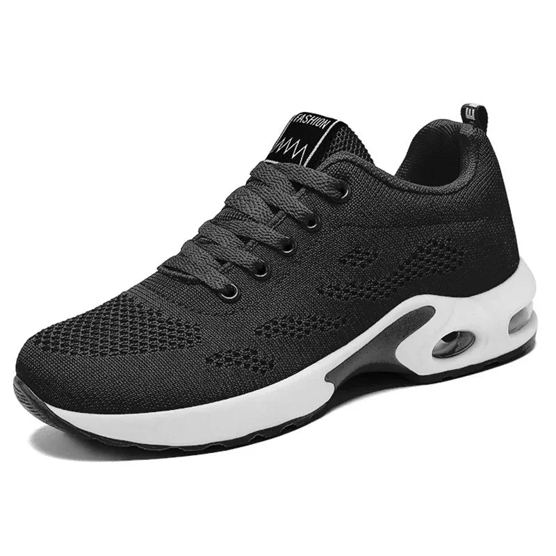 Damen Mesh-Sneaker – leichte Plateau-Laufschuhe, atmungsaktiv & bequem - flohmarkt-deutschland.shop