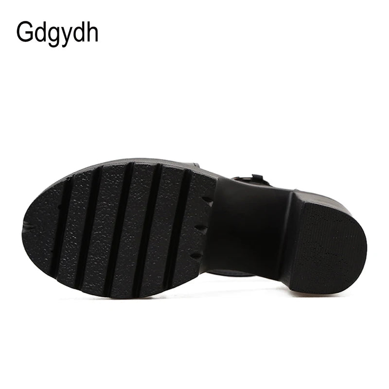 Damen Plateau Sandalen High Heels Gladiator Sommer - flohmarkt-deutschland.shop