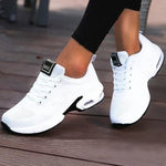 Damen Plateau Sneaker atmungsaktiv Mesh Laufschuhe - flohmarkt-deutschland.shop