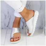 Damen Sandalen Leder atmungsaktiv Slip-on Sommer - flohmarkt-deutschland.shop