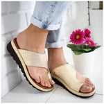 Damen Sandalen Leder atmungsaktiv Slip-on Sommer - flohmarkt-deutschland.shop