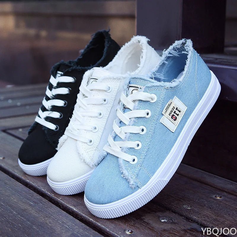 Damen Segeltuchschuhe – leichte, lässige Turnschuhe, flach & modisch - flohmarkt-deutschland.shop