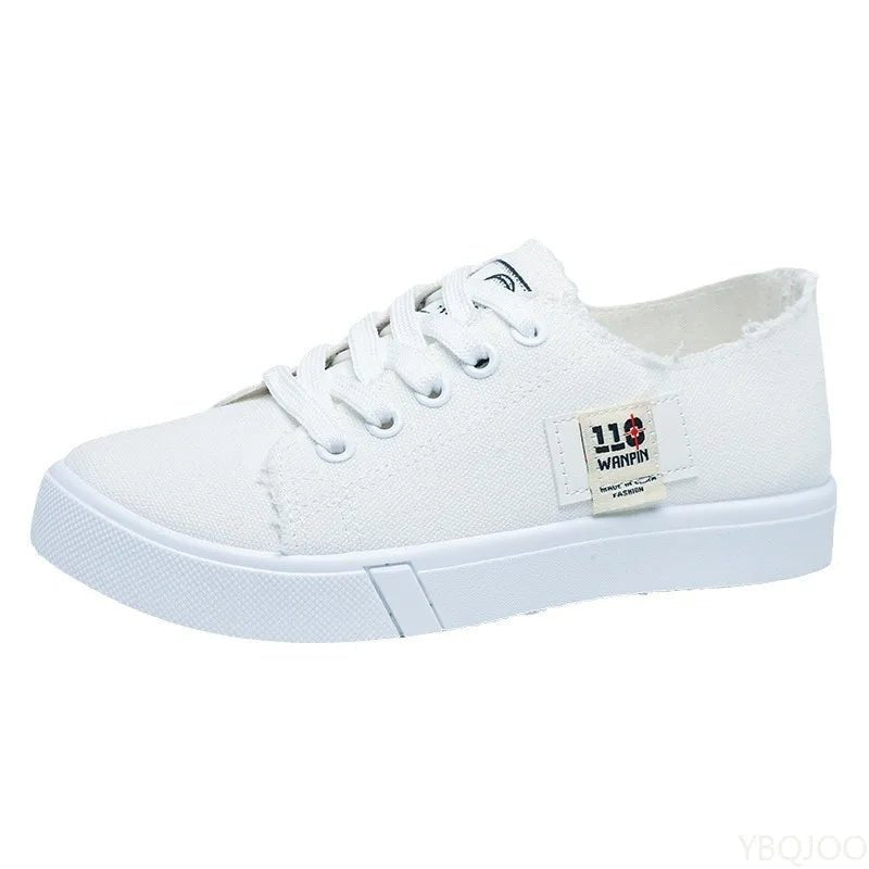 Damen Segeltuchschuhe – leichte, lässige Turnschuhe, flach & modisch - flohmarkt-deutschland.shop
