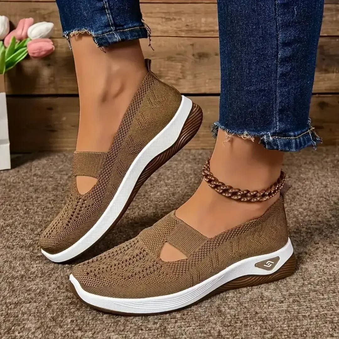 Damen Slip-on Turnschuhe – atmungsaktiv, weiche Sohle, orthopädisch & rutschfest - flohmarkt-deutschland.shop