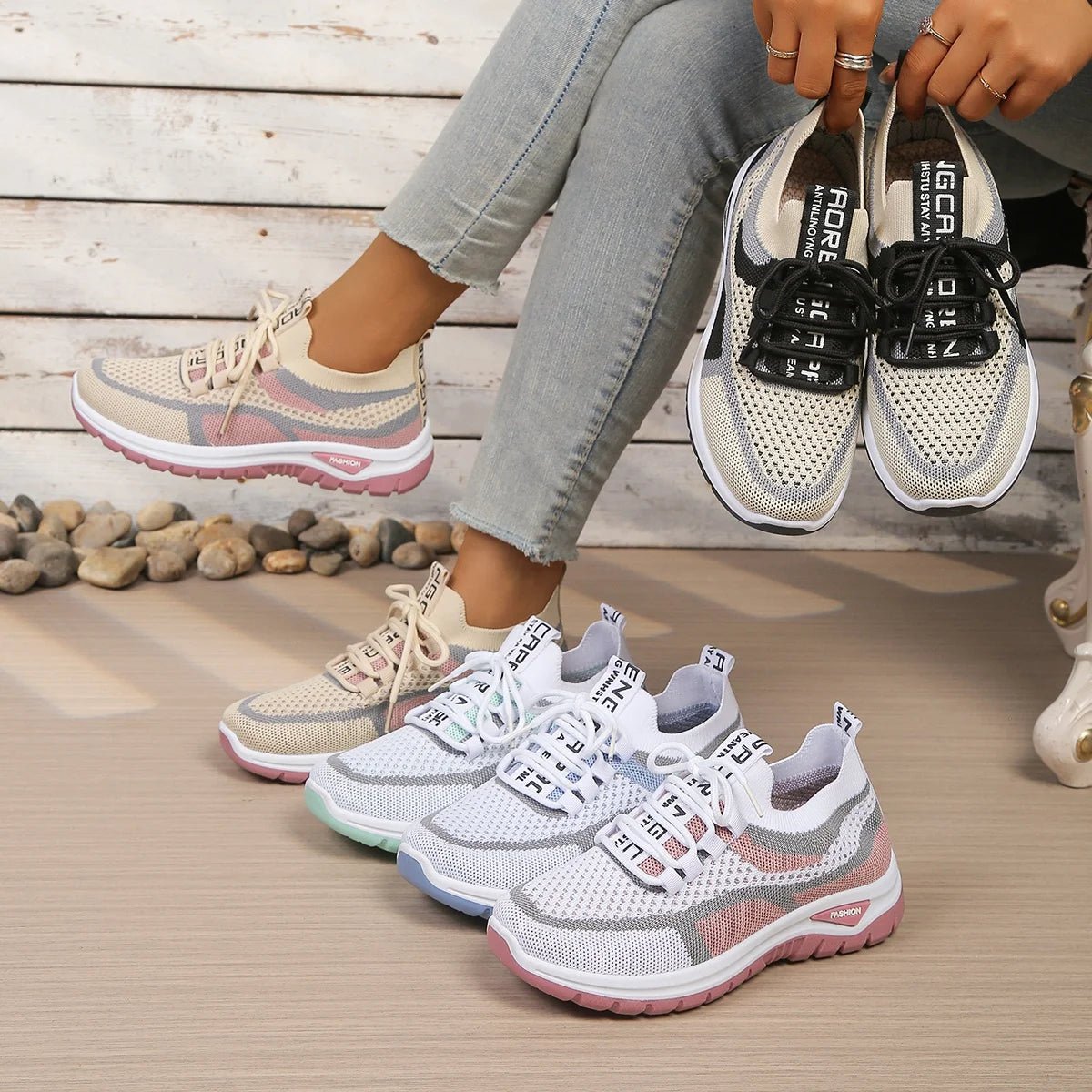 Damen Sneaker 2026 – zweifarbige Freizeit- & Arbeitsschuhe - flohmarkt-deutschland.shop