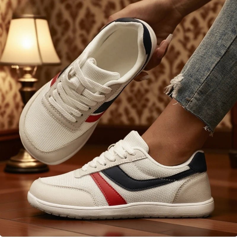 Damen Sneaker mit breiter Zehenpartie – atmungsaktive Barfuß-Laufschuhe - flohmarkt-deutschland.shop