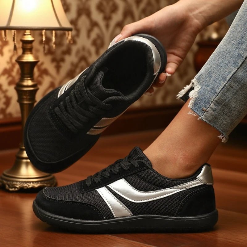 Damen Sneaker mit breiter Zehenpartie – atmungsaktive Barfuß-Laufschuhe - flohmarkt-deutschland.shop